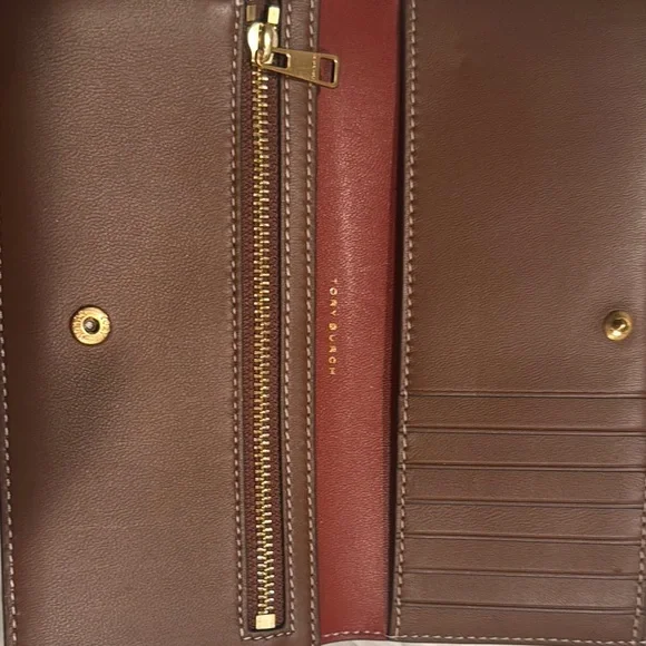 Tory Burch T Slim Lee Radziwill Wallet